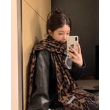 3color レオパード柄プリントストール ヒョウ柄 | RAKUku | 詳細画像2