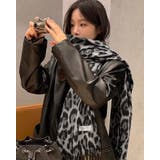 3color レオパード柄プリントストール ヒョウ柄 | RAKUku | 詳細画像3