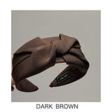 ダークブラウン | 4color ツイスト カチューシャ | RAKUku