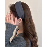 チャコールグレー | 5color 幅広カチューシャ ヘアバンド | RAKUku