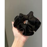 ストーン キラキラ シュシュ ダブルフリル ビッグフリル エレガント 高級感 | RAKUku | 詳細画像4 