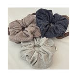 グレーベージュ | 3color シュシュ 高級感 | RAKUku