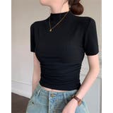 ブラック | Ｔシャツ 半袖tシャツ レディース | RAKUku