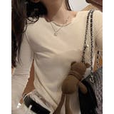 アイボリー | 春夏 長袖 カットソー | RAKUku