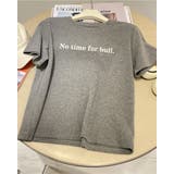 チャコール | 半袖 Tシャツ レディース | RAKUku