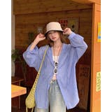 ブルー | 薄手 フード付きシャツ 長袖 チェック柄 紫外線対策 冷房対策 羽織 | RAKUku