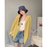 薄手 フード付きシャツ 長袖 チェック柄 紫外線対策 冷房対策 羽織 | RAKUku | 詳細画像2 