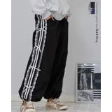 サイドライン リボン レース ワイドパンツ | RAKUku | 詳細画像1 