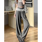 レース付き ワイドパンツ レーディス ウエストゴム 春夏 韓国ファッション | RAKUku | 詳細画像7 