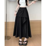 アシメントリースカート ドレープデザイン | RAKUku | 詳細画像4 