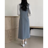 スクエアカラーサイドボタン ワンピース ワンピー | RAKUku | 詳細画像4 