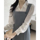 スクエアカラーサイドボタン ワンピース ワンピー | RAKUku | 詳細画像5 