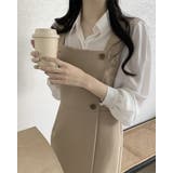 スクエアカラーサイドボタン ワンピース ワンピー | RAKUku | 詳細画像7 