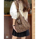 ヒョウ柄 トートバッグ ショルダーバッグ | RAKUku | 詳細画像1 