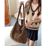 ヒョウ柄 トートバッグ ショルダーバッグ | RAKUku | 詳細画像7 