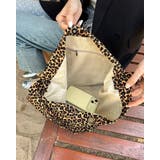 ヒョウ柄 トートバッグ ショルダーバッグ | RAKUku | 詳細画像9 