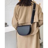ブラック | ショルダーバッグ レーディス 2WAYハーフムーンバッグ | RAKUku