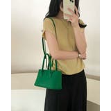 ボタンスクエアレザーミニトートバッグ レーディス バッグ | RAKUku | 詳細画像6 