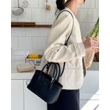 ボタンスクエアレザーミニトートバッグ レーディス バッグ | RAKUku | 詳細画像11 