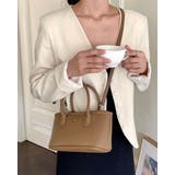 ボタンスクエアレザーミニトートバッグ レーディス バッグ | RAKUku | 詳細画像3 