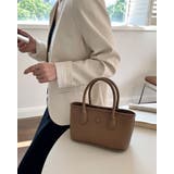 ブラウン | ボタンスクエアレザーミニトートバッグ レーディス バッグ | RAKUku