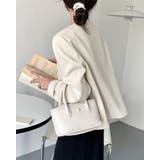 ホワイト | ボタンスクエアレザーミニトートバッグ レーディス バッグ | RAKUku