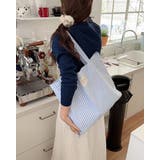 25ss ストライプトートバッグ サブバッグ かわいい 韓国系 パステル | RAKUku | 詳細画像7