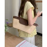 ダークブラウン | ショルダーカゴバッグ 夏バッグ | RAKUku