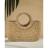 ストロースクエアかごバッグ 手編み | RAKUku | 詳細画像4 