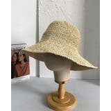 ベージュ | ワイヤー入りペーパーハット クロシェハット 折りたたみ | RAKUku