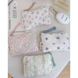 フラワーマルチミニポーチ 化粧ポーチ メイクポーチ | RAKUku | 詳細画像1