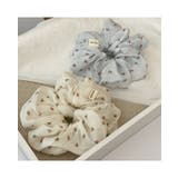 人気 小花柄シュシュ フラワー 夏色 | RAKUku | 詳細画像2 