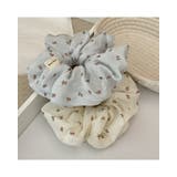 人気 小花柄シュシュ フラワー 夏色 | RAKUku | 詳細画像3 