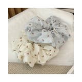 人気 小花柄シュシュ フラワー 夏色 | RAKUku | 詳細画像4 