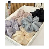 シフォンビッグシュシュ ビッグフリル モノトーン 高級感 | RAKUku | 詳細画像1 