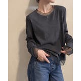 グレー | 【3color】メローフリル レイヤードトップス レディース | RAKUku