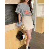 【3color】ぶどうアートプリント オーバーサイズTシャツ 半袖 | RAKUku | 詳細画像14 