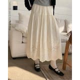 【2color】 スカラップレース カットワーク | RAKUku | 詳細画像1