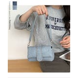 2color デニムライクミニショルダーバッグ 小さめ 軽量 韓国系 | RAKUku | 詳細画像1 