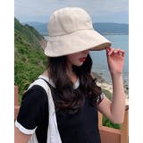 アイボリー | 【4color】UVカット ワイヤー入り つば広バケットハット | RAKUku