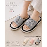 【3color】千鳥格子 ルームシューズ レディース | RAKUku | 詳細画像1 
