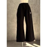 ブラック | スウェットパンツ レーディス リラックスパンツ | RAKUku