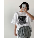 プリントTシャツ 半袖 モノクロ | RAKUku | 詳細画像3