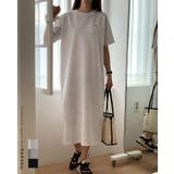 ゆったりワンピース ロング丈 半袖 | RAKUku | 詳細画像1 