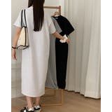 ゆったりワンピース ロング丈 半袖 | RAKUku | 詳細画像2 