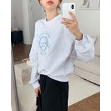 スウェットロゴ 刺繍 ロンT | RAKUku | 詳細画像13 