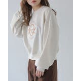 オートミール | スウェットロゴ 刺繍 ロンT | RAKUku