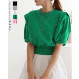 パフスリーブ カットソー 半袖 | RAKUku | 詳細画像1 