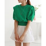 パフスリーブ カットソー 半袖 | RAKUku | 詳細画像4 