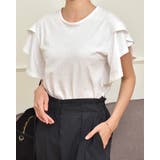 フリルスリーブ 半袖 Tシャツ | RAKUku | 詳細画像3